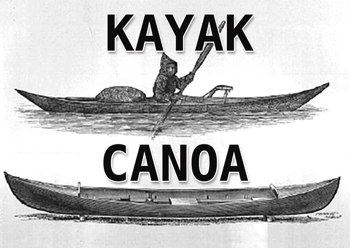 diferencia entre kayak piragua canoa