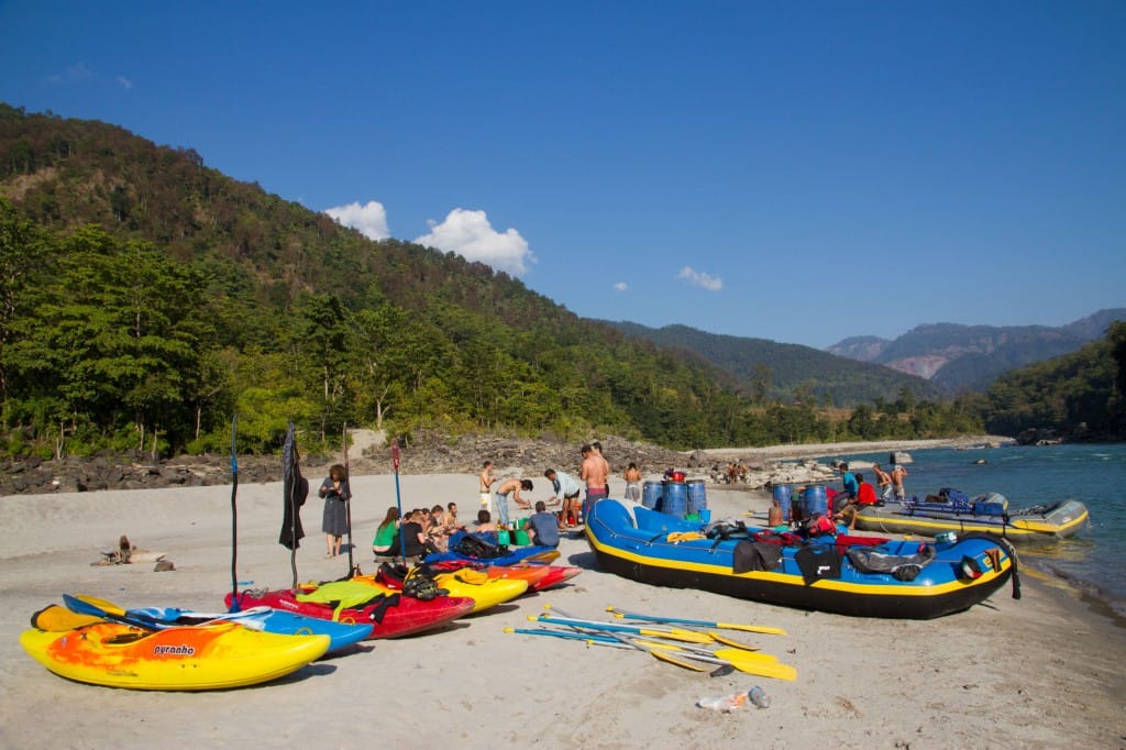 Campamento en el Karnali