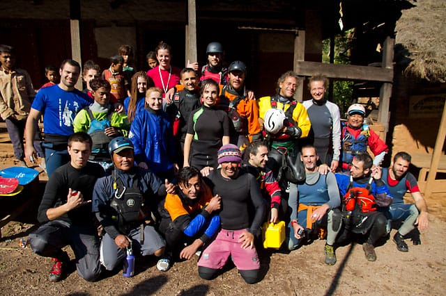 El equipo casi al completo