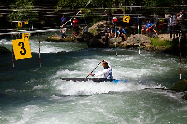 técnica de slalom