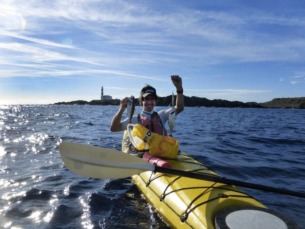 vuelta a menorca en kayak