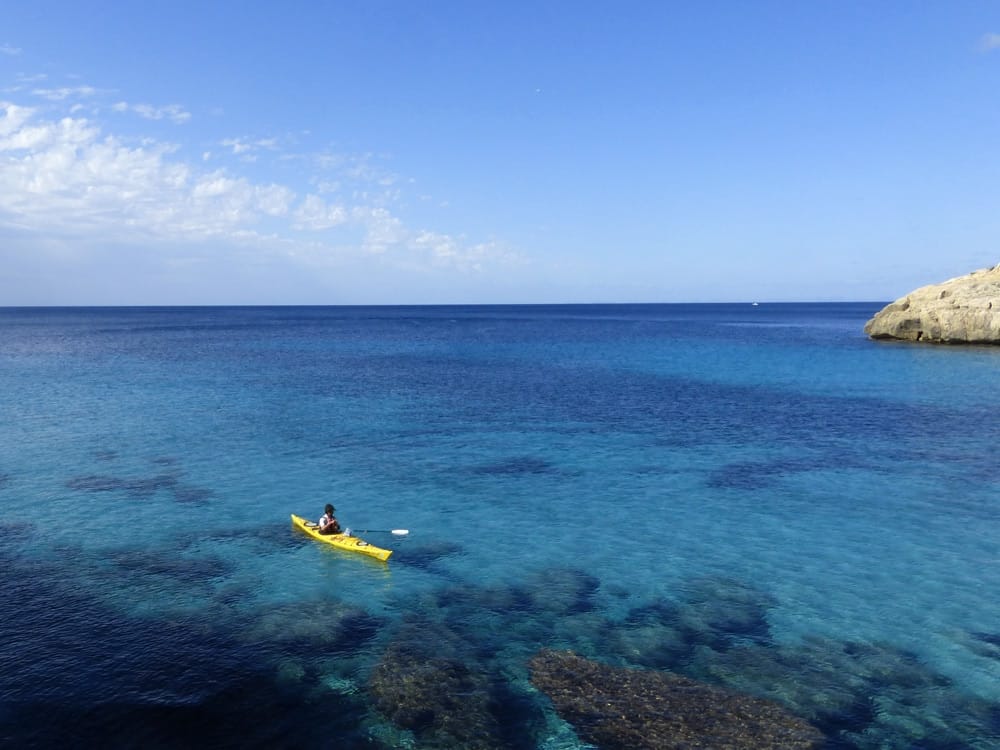 Vuelta a Menorca en kayak