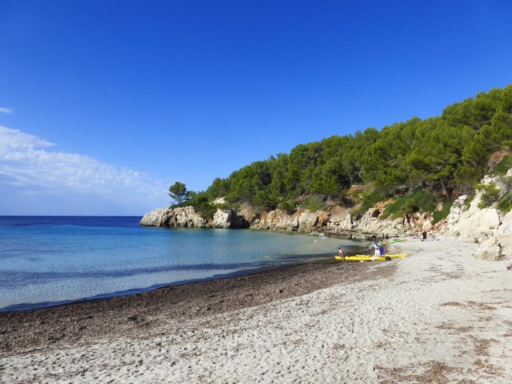 kayak en menorca