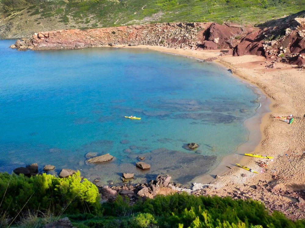 vuelta a menorca en kayak