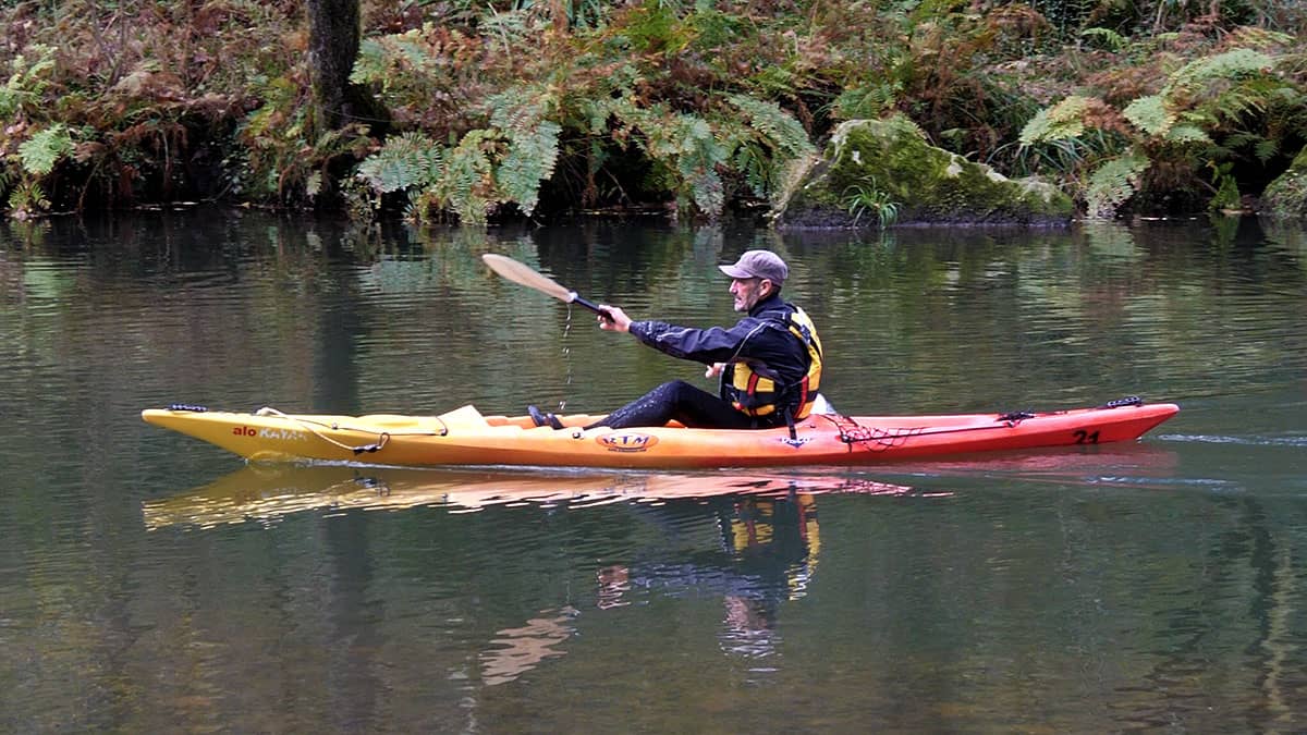 Remar en kayak