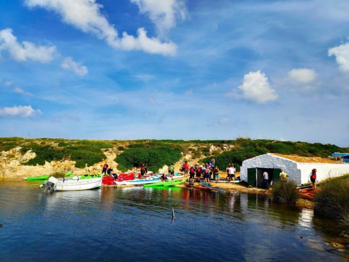 Kayak en Menorca